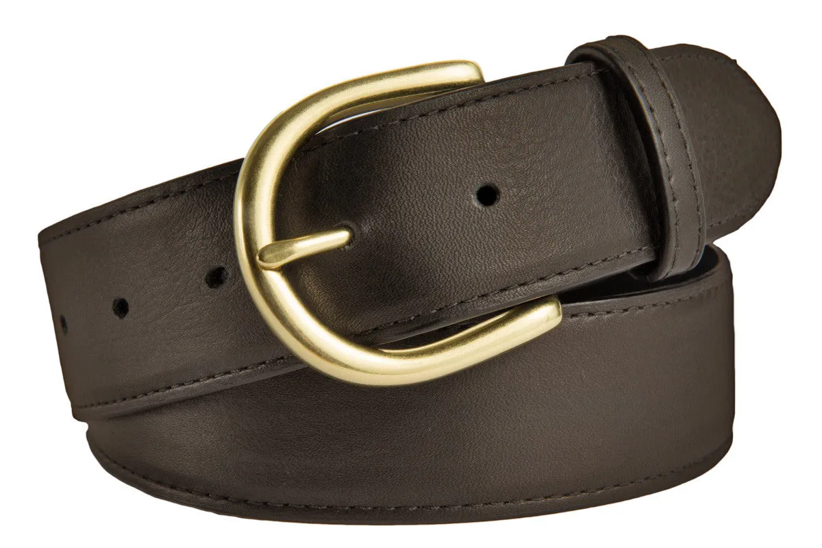 Soho Belt, (1.5") Gold Buckle